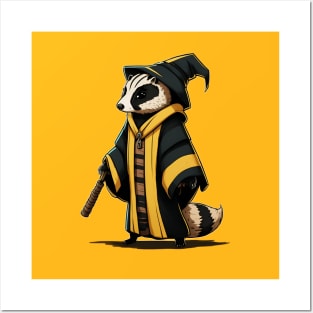 Badger from Wizard School Posters and Art